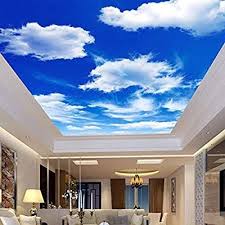 Leegt 3d Tapete Wallpaper Mural Benutzerdefinierte Fototapete Blauer Himmel Und Weisse Wolken Decke Wandbild Dekorative Wandmalereien Tapeten Tapeten Wandbilder