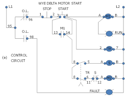 Three wire control with shunt trip. Basic Motor Control Wye Delta Reduce Voltage Starter Control Operation And Circuit Motorcontrolcircuit