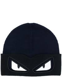 Sweater dresses, ankle boots, flared jeans Fendi Eyes Knitted Beanie Hat 350 Farfetch Com Lookastic