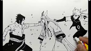 Sketsa gambar naruto dan sasuke garlerisket. Cara Menggambar Naruto Sasuke Vs Kaguya Dengan Mudah Dan Cepat Lansung Pakai Spidol Youtube
