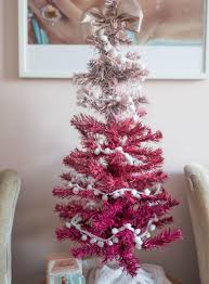 Vintage prelit ombre 7.5' black/gray spruce artificial christmas tree. 10 Last Minute Ombre Christmas Trees For Your Inspiration