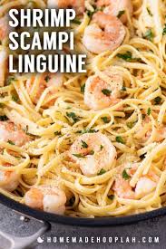 Shrimp Scampi With Linguine This White Wine Shrimp Scampi Is An Easy Dinner That Comes Together In 15 Mi Shrimp Scampi Linguine Scampi Recipe Linguine Recipes