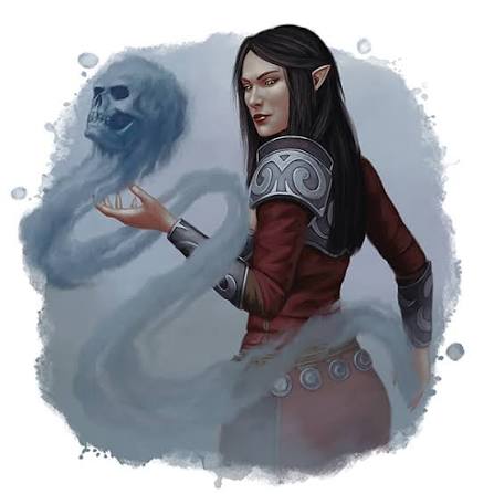 Filler spot colour - character: elf necromancer - RPG Stock Art - Dean  Spencer Art | Filler Spot Color Art | Pathfinder Infinite