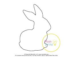 Print and color spring pdf coloring books from primarygames. Free Printable Bunny Rabbit Templates Mombrite