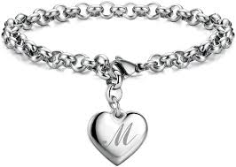 Find and save images from the letter.l collection by nika (qurbanq52) on we heart it, your everyday app to get lost in what you love. Buy Initial Charm Bracelets Stainless Steel Heart 26 Letters Alphabet Bracelet For Women Valentine S Day Gifts Online In Germany B07qfpw62l