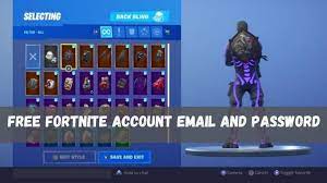 Free Fortnite Account Email And Password 2021 100 Working In 2021 Fortnite Accounting Passwords