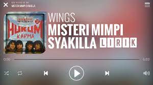 About press copyright contact us creators advertise developers terms privacy policy & safety how youtube works test new features press copyright contact us creators. Wings Misteri Mimpi Syakilla Lirik Youtube