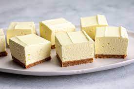 Lemon Flummery Slice Recipe In 2021 Cheesecake Desserts Recipes Flummery Food Processor Recipes