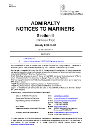 Pdf Admiralty Notices To Mariners Section Ii Weekly Edition