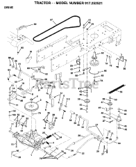 Husqvarna tractor parts diagram unique craftsman lawn mower 917 user. Craftsman 917 252521 Craftsman Lawn Tractor Parts Lookup With Diagrams Partstree