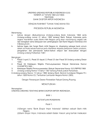 Bank adalah badan usaha di bidang keuangan yang menarik dan mengeluarkan uang dalam masyarakat, terutama memberikan kredit dan jasa dalam lalu lintas pembayaran dan peredaran uang. Https Peraturan Bpk Go Id Home Download 49301 Uu 20nomor 2022 20tahun 201968 Pdf