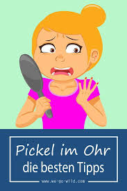 Pickel entstehen, wenn eine pore mit abgestorbenen hautzellen und talg, dem natürlichen öl, das die haut schützt und sie feucht hält, verstopft wird. Pickel Im Ohr Effektiv Loswerden Pickel Hausmittel Gegen Pickel Pickel Loswerden