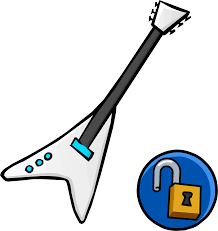 White Electric Guitar Club Penguin Rewritten Wiki Fandom Similar with electric guitar png. white electric guitar club penguin