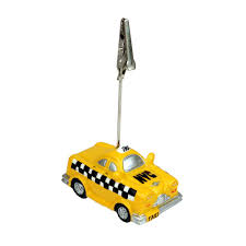 Whether you're hosting a kid's birthday party, a baby shower, a halloween costume party, or a holiday event, party city. Nyc Yellow Cab Alligator Clip Card Holder World Travel Themed Yellow Party Supplies