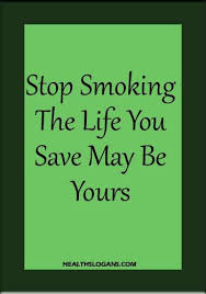 Pin On Anti Smoking Slogans