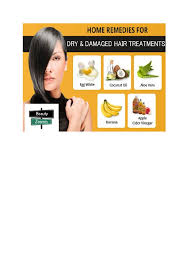 Mix half cup of vinegar in 2 cups of water, apply this concoction on to the scalp after shampoo and on wet hairs. Home Remedies For Dry Hair
