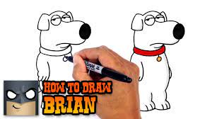 How to Draw Brian | Family Guy - YouTube
