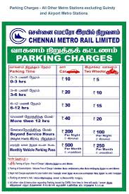 Live Chennai Chennai Metro Rail Fare Chart Special Class
