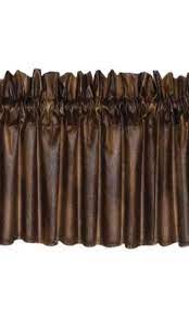 As a focal point for your western decor, many of these western style ottomans can also be used as a coffee table. Cowgirl Kim Western Faux Leather Valance