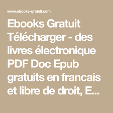 Ebooks Gratuit Telecharger Des Livres Electronique Pdf Doc Epub Gratuits En Francais Et Libre De Droit Ebooks Romans M Livre Electronique Epub Gratuit Livre