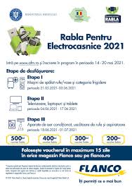 Condiții de înscriere în programul rabla electrocasnice 2021. Flanco Onesti Home Facebook