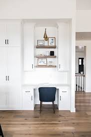 Storage units and cabinets keep it all under control, with different sizes and styles to match your decor. 25 Ideas To Incorporate An Office Nook Into A Kitchen Digsdigs
