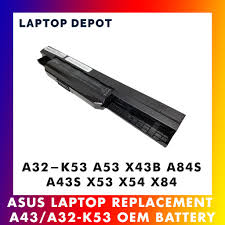 For the most current information about a financial product, you should always check and confirm accuracy with the offering financial insti. Asus A32 K53 A53 X43b A84s A43s X53 X54 X84 X44h Laptop Replacement Battery Shopee Malaysia
