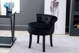 Vanity stool green(set of 2) green 11*11*20 in. Westwood Velvet Vanity Dressing Table Stool Ww Vs01 Black Kms Direct