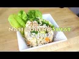 Add in mushrooms and leafy parts of the asian greens and stir fry for another minute until mushrooms are browned. Ez Recipe Healthy Nasi Goreng Youtube