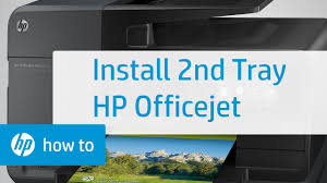 Installing The Optional Paper Tray 2 On The Hp Officejet Pro 8600 8610 8615 8620 8630 8640 And 8660 E All In One Printer Series Hp Customer Support