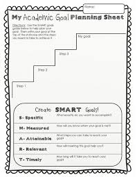 Student Academic Goal Setting Sheets Academic Goals Goal Planning Sheet Goal Setting For Students
