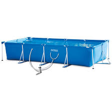 Pools und poolzubehör günstig kaufen from garten pool intex. Intex 28274np Rectangular Frame Pool 450x220x84cm Rechteckig Gartenpool Swimming Pool Filterpumpe Blau Hellopool