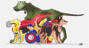Marvel S Avengers Re Imagined As Dogs By Kawaiibakemono Marvel Art Fan Art Drawing Marvel