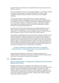 6 Five Elements Of A Strategic Plan Strategic Planning Template Critical Success Factors How To Plan