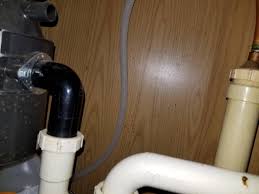 Double kitchen sink plumbing with dishwasher and garbage disposal. Sewage Smell From Kitchen Sink Area Home Improvement Stack Exchange