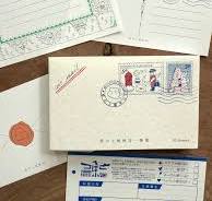 [Kyupodo] Kumonoue “Airmail Post Office” Memo pad