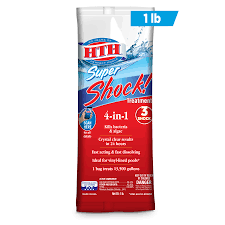 Hth Super Shock Pool Shock Treatment 1 Lb Granule Bags 1 Ct Walmart Com
