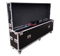 Mobile Universal Motorized 100" Plasma/LCD/LED/TV Flight Case with Electric  Lifting