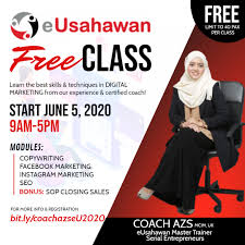 Kursus eusahawan merupakan program tajaan kerajaan melalui mdec sebagai satu usaha untuk siapakah youmeden? Kursus Eusahawan 2020 Percuma Bersama Coach Azs Rich Academy Training