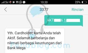 Masukan nomor kartu kredit dari bank mega yang terdiri dari 16 angka. Cara Aktivasi Dan Buat Pin Kartu Kredit Bank Mega Via Sms Penablog