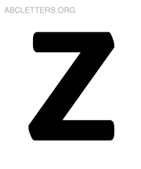 Big Printable Abc Letters Z Alphabet Letters To Print Letters Lettering Alphabet