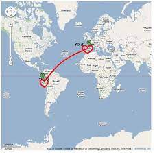 Calcula la ruta y crea mapas de cualquier ciudad de argentina. Amor A Distancia Espana X Peru Posts Facebook