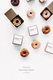 Printable Donut Favor Boxes Almost Makes Perfect Wedding Donuts Edible Wedding Favors Inexpensive Party Favors