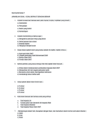 By admin materiposted on may 29, 2021. Soal Tauhid Kls 7