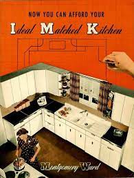 Metal kitchen cabinets 1940s update. Update Montgomery Ward Steel Kitchen Cabinets A Catalog From 1941 Metal Kitchen Cabinets Steel Kitchen Cabinets Custom Kitchen Cabinets