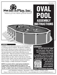 This article will guide you through the steps of building a rectangular deck around a round pool. Swim N Play Above Ground Swimming Pool Assembly Instructions Manual Pdf Download Manualslib