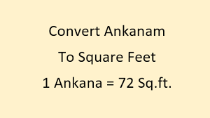 ༒ ༒ calculate the area as square footage. Convert Ankanam To Square Feet Land Area Unit Converter