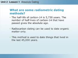 The parent:daughter ratio measured with a mass spectrometer. Unit 2 Lesson 1 Absolute Dating Ppt Download