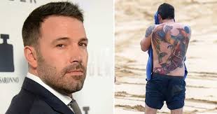 Ben Affleck Gets Mocked For Massive Ugly Back Tattoo Elite Readers