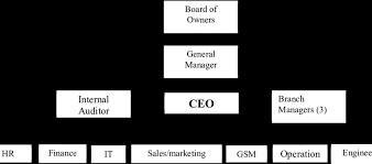 The Current Organizational Chart Of Telco In The Companys
